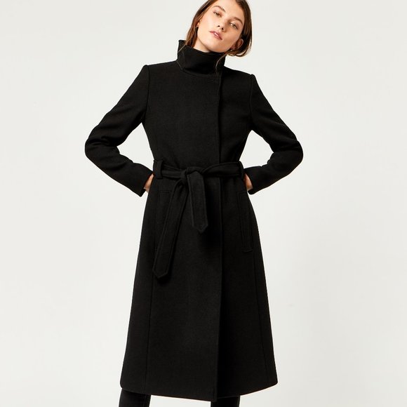Burberry Jackets & Blazers - BURBERRY LONDON Funnel Neck Belted Trench Coat